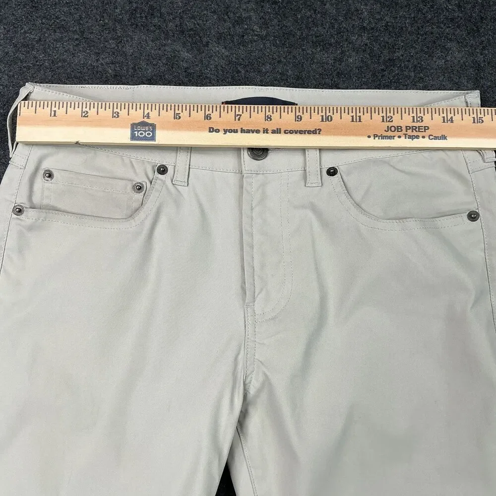 Bluffworks Ascender Chino Pants Mens 30x30 Stone Cell Pocket Utility Performance - Picture 8 of 9